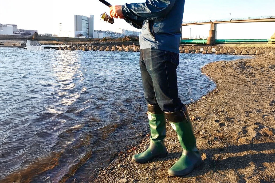 釣り用長靴のおすすめ｜日本野鳥の会レインブーツで快適な水辺体験