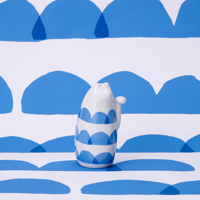 おしゃれな招き猫 SETOMANEKI 鈴木マサルコラボ 中サイズ 北欧 瀬戸焼