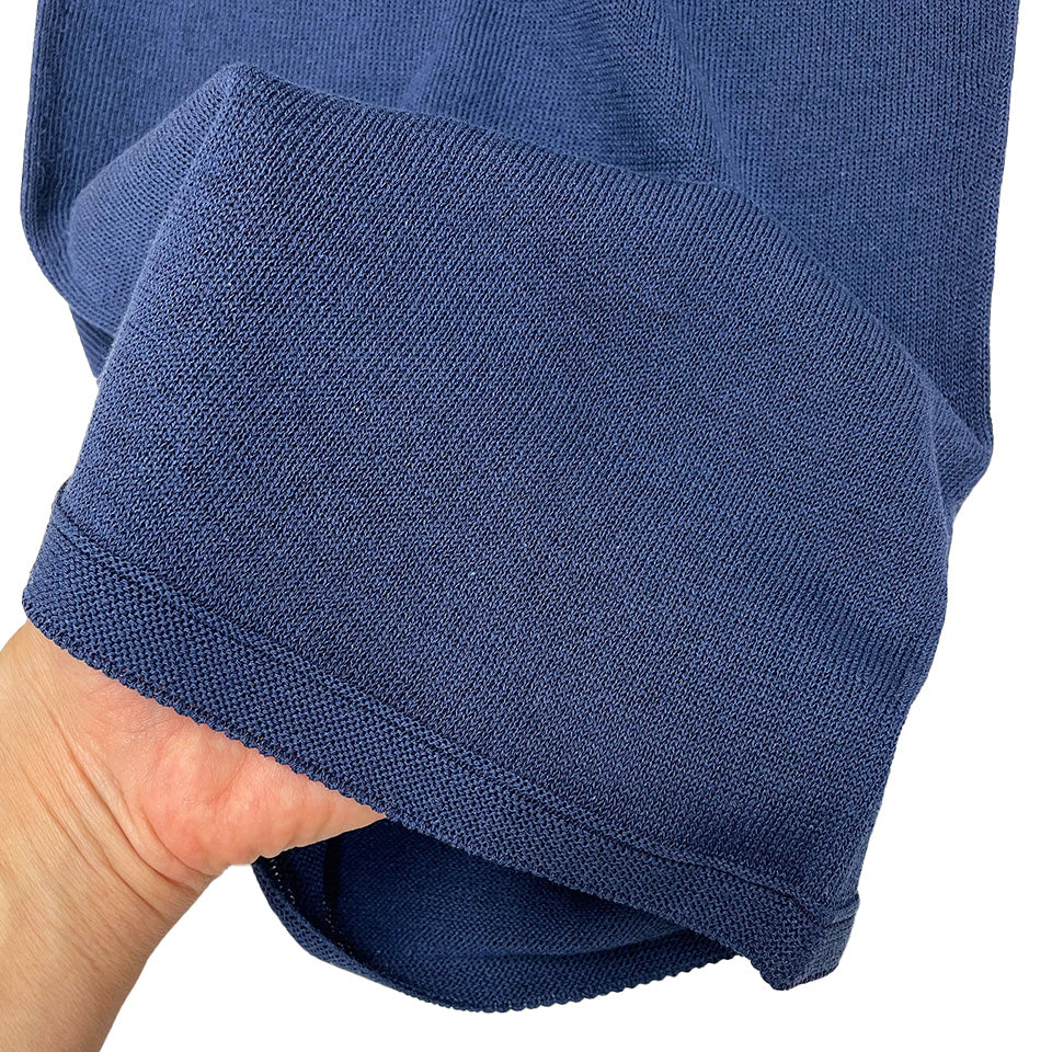 五泉ニット のびるワイドパンツ さらさら綿麻 レディース ボトムス