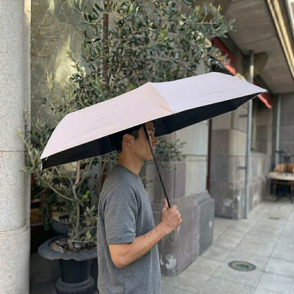 折りたたみ日傘 東レ サマーシールド 遮熱 遮光 UVカット メンズ 男性