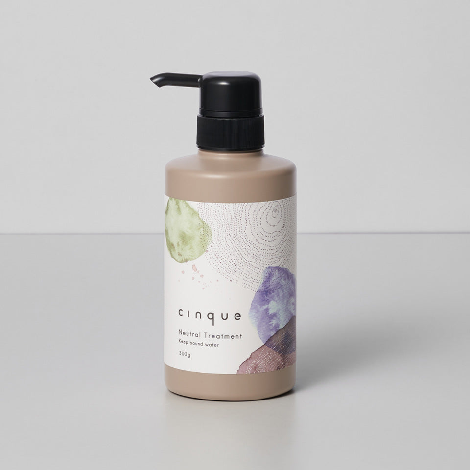 cinque オーガニックシャンプー トリートメント ボトル300ml ノンシリコン