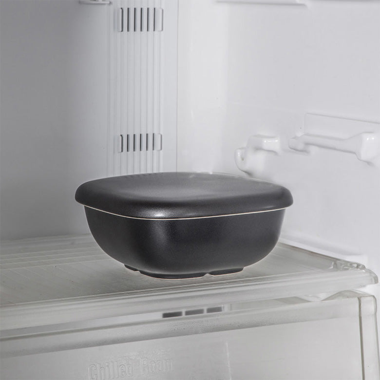 HARIO ご飯釜のおひつ 保存容器 2合用 耐熱陶器 一人暮らし 電子レンジOK