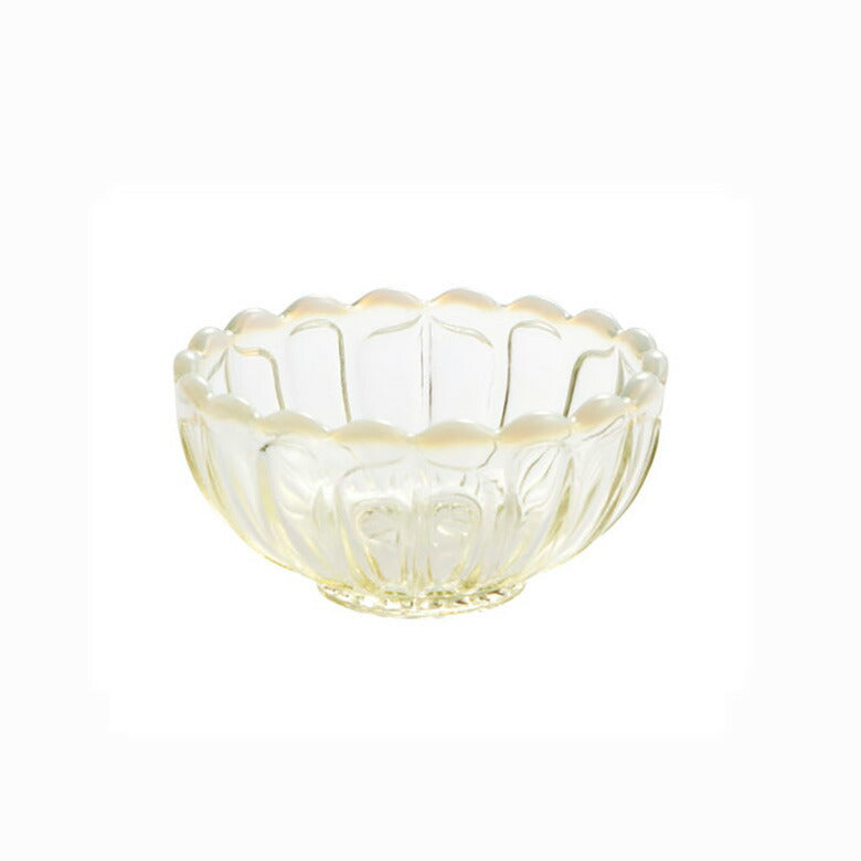 ガラス製 小鉢 薬味皿 雪の花 のぞき 廣田硝子