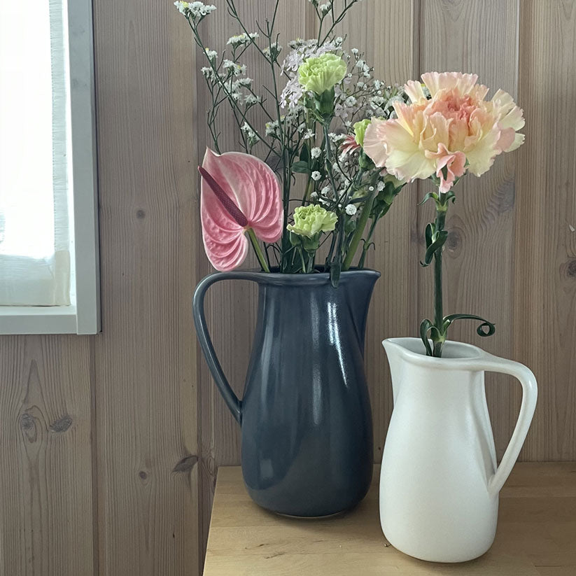 かもしか道具店 陶器のピッチャー 水差し 汁差し 花器 萬古焼