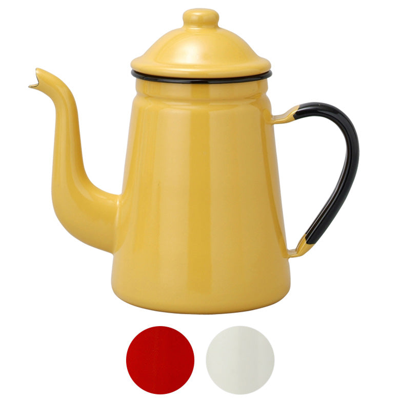 野田琺瑯 コーヒーポット 1L やかん ケトル ホーロー FOUR SEASONS FOR