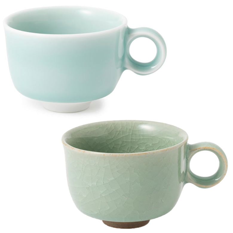 ティーカップ コーヒー おしゃれ 日本製 セットでどうぞ ターコイズ