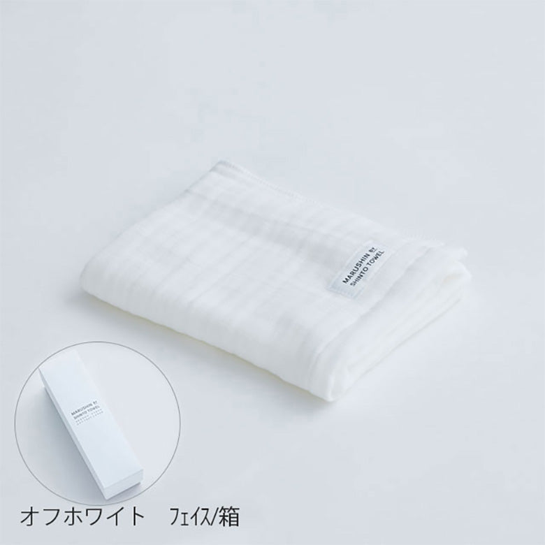 フェイスタオル ランダムガーゼ 箱入り 泉州タオル