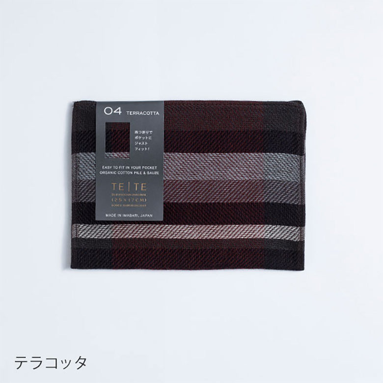 タオルソムリエが作った 今治タオル ハンカチ メンズ TETE ブラック