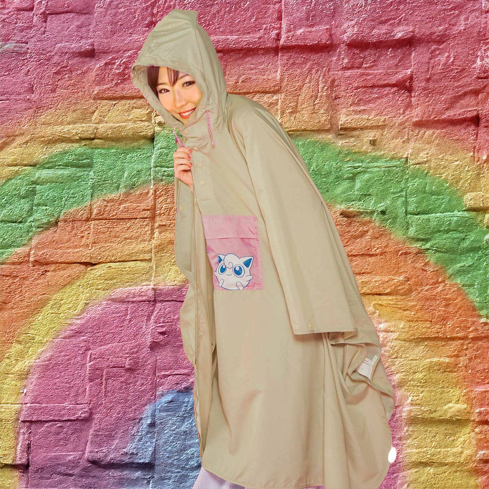 Wpc. レインポンチョ ポケモン ピカチュウ メタモン カビゴン プリン