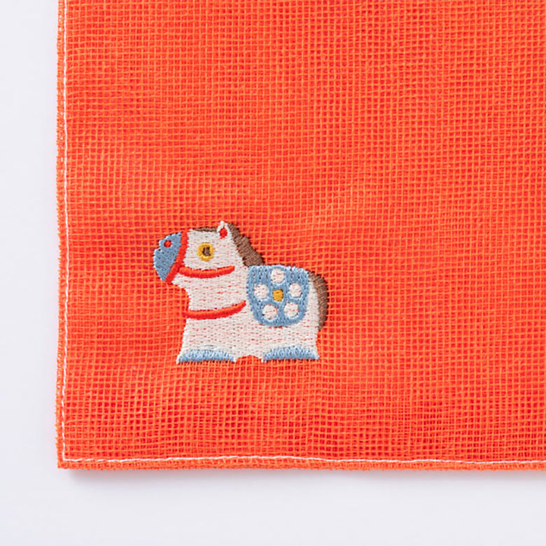 紅白干支セット 2026 みくじ2体・紅白干支ふきん ボックス入りセット