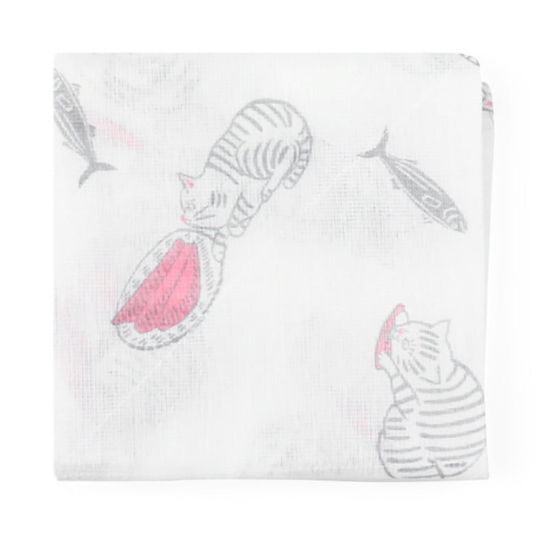 はにゃふきん 大判サイズ 猫柄キッチンクロス 中川政七商店