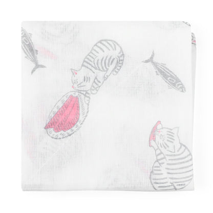 はにゃふきん 大判サイズ 猫柄キッチンクロス 中川政七商店