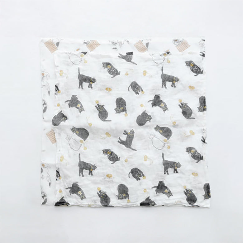 はにゃふきん 大判サイズ 猫柄キッチンクロス 中川政七商店