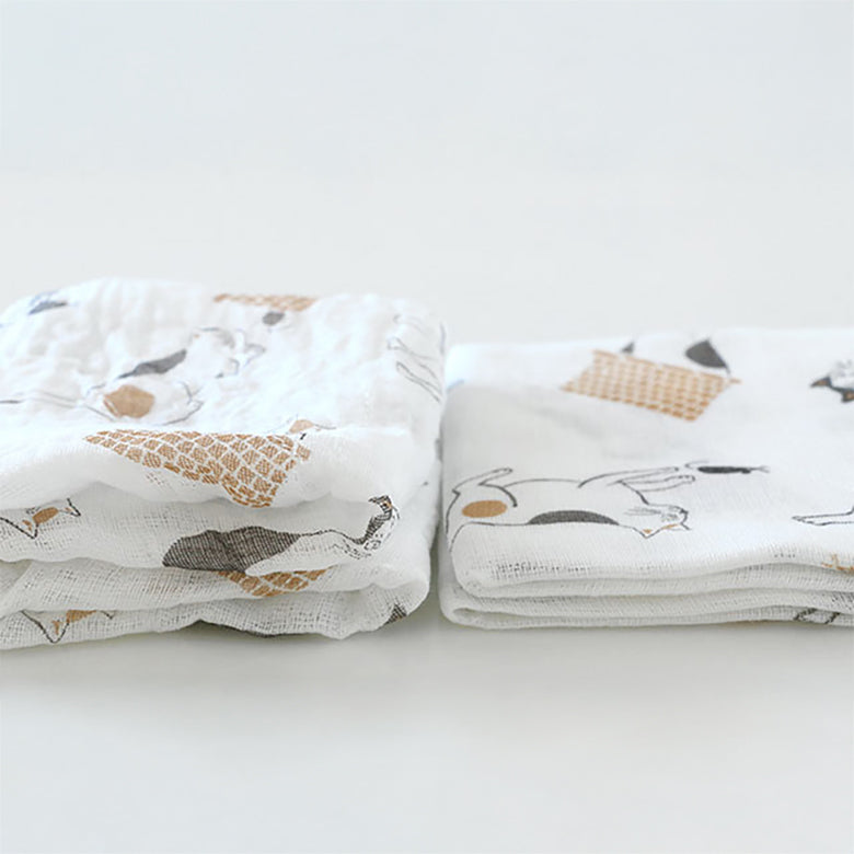 はにゃふきん 大判サイズ 猫柄キッチンクロス 中川政七商店