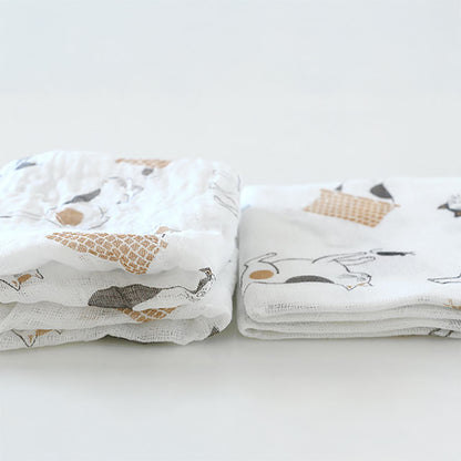 はにゃふきん 大判サイズ 猫柄キッチンクロス 中川政七商店