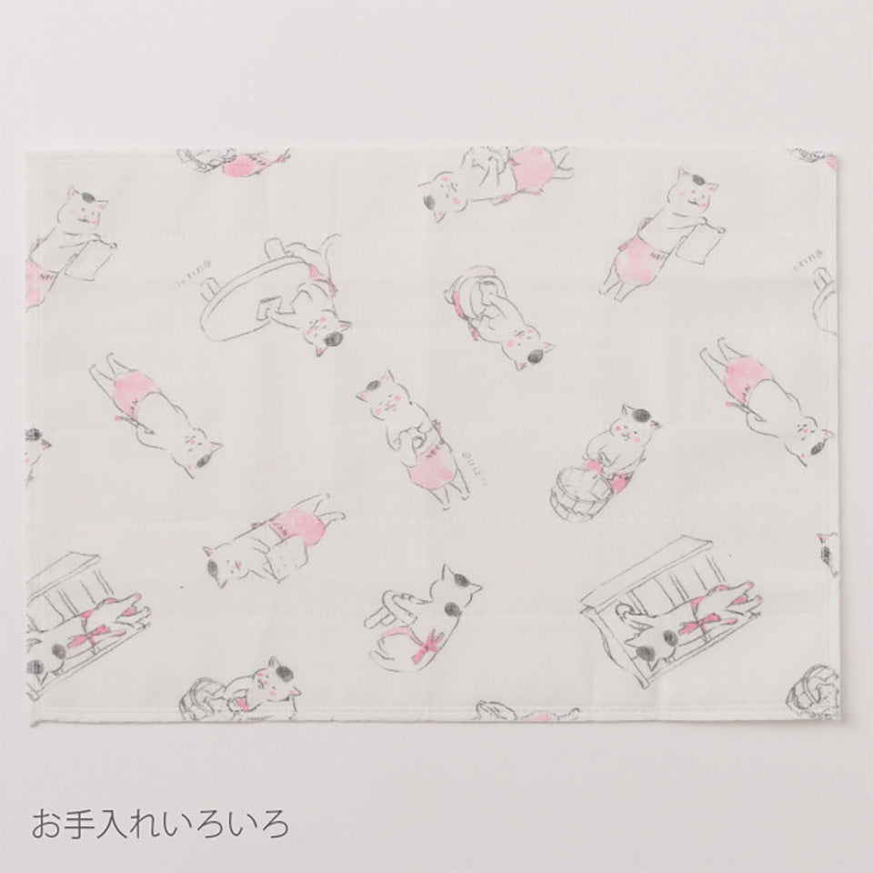 猫村さんのふきん 中川政七商店 蚊帳生地