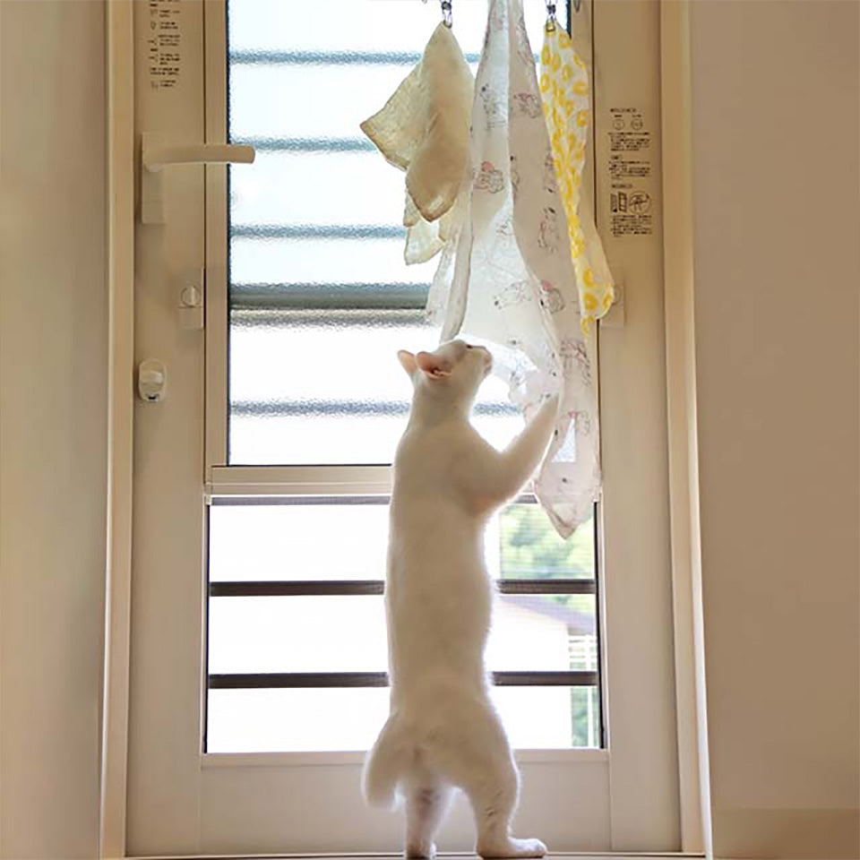 猫村さんの花ふきん 大判サイズ 中川政七商店