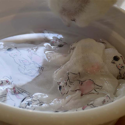 猫村さんの花ふきん 大判サイズ 中川政七商店