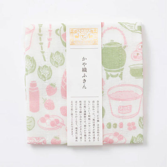 中川政七商店 かや織ふきん 春の暮らし