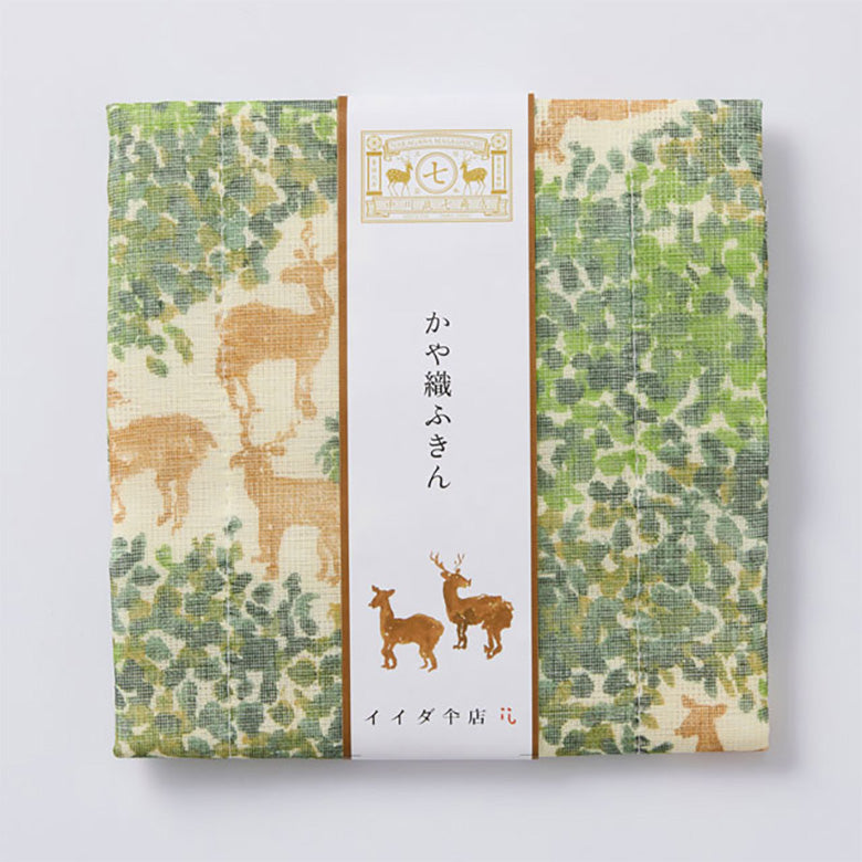 中川政七商店 かや織ふきん イイダ傘店 コラボ