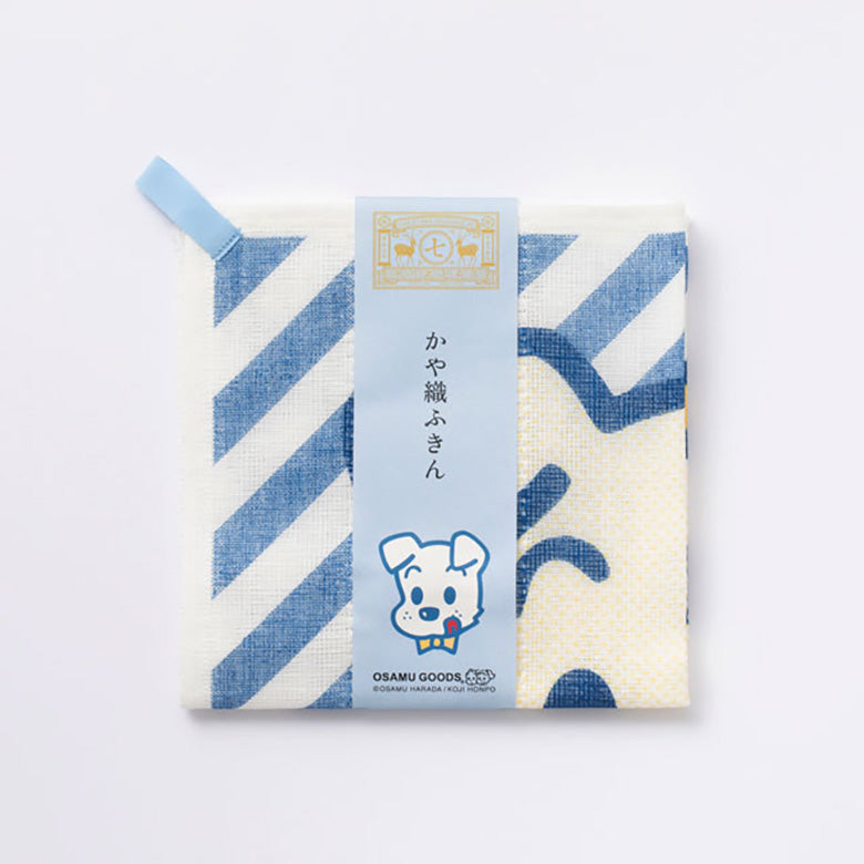 オサムグッズ コラボ かや織りふきん 限定ボックス入り 4枚セット 中川政七商店【送料無料】