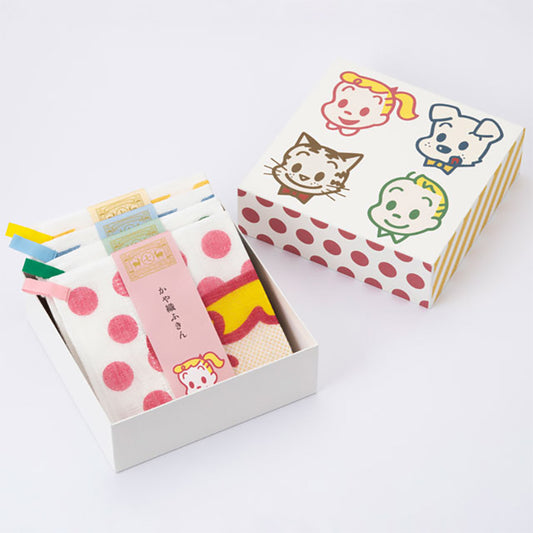 オサムグッズ コラボ かや織りふきん 限定ボックス入り 4枚セット 中川政七商店【送料無料】