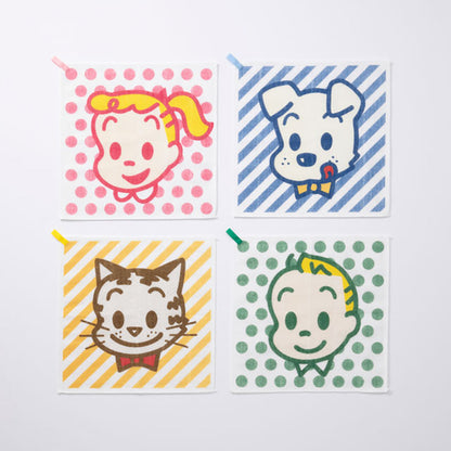 オサムグッズ コラボ かや織りふきん 限定ボックス入り 4枚セット 中川政七商店【送料無料】