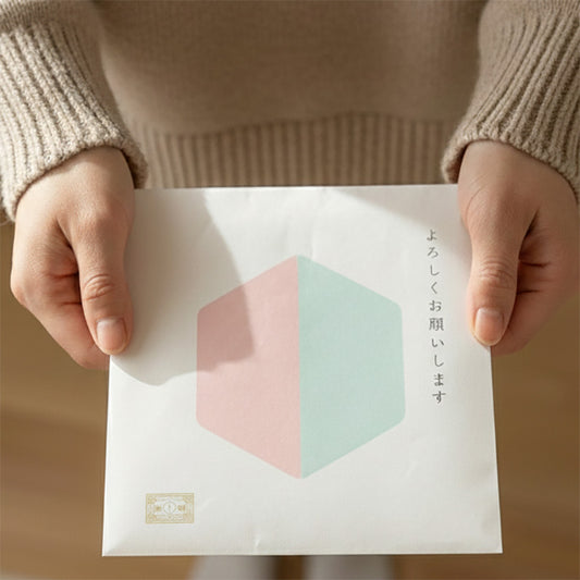 中川政七商店 ごあいさつ かや織ふきん リバーシブル