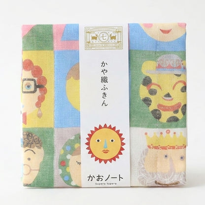 tupera tupera かや織ふきん 絵本コラボ かおノート 中川政七商店