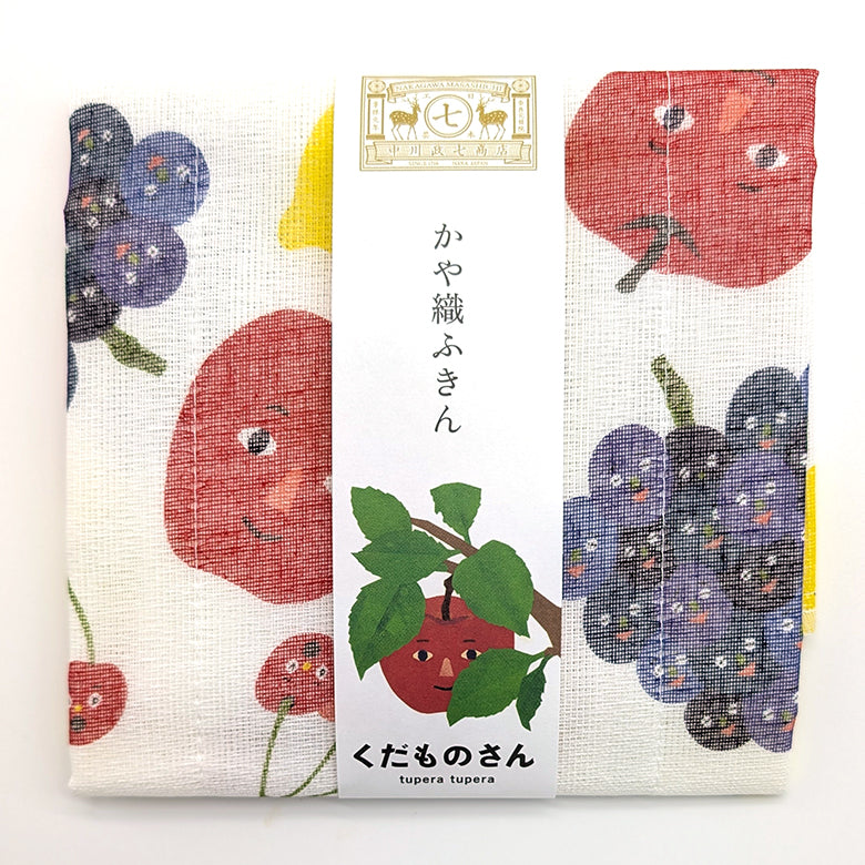 tupera tupera かや織ふきん 絵本コラボ かおノート 中川政七商店