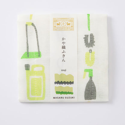 道具ふきん 鈴木マサルコラボ かや織 中川政七商店