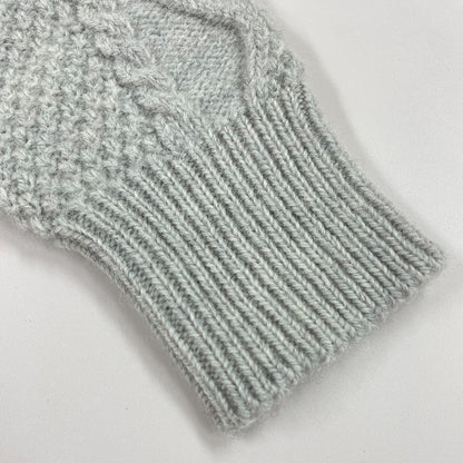 五泉ニット ウール ローゲージ セーター アラン柄 サイフク