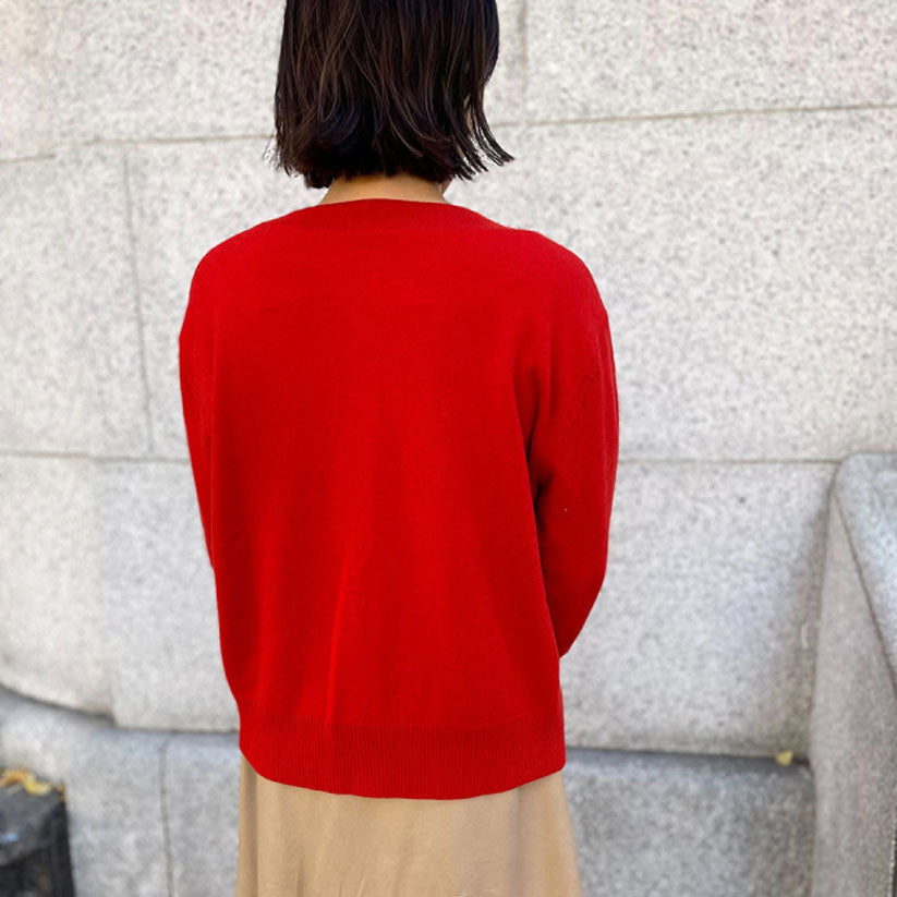 カーディガン メリノウール100％ レディース はおり 五泉ニット 天竺