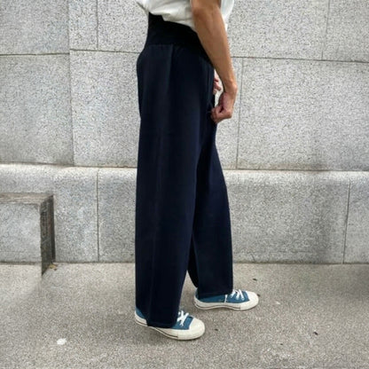 五泉ニット のびるニット ワイドパンツ レディース お腹らくらく