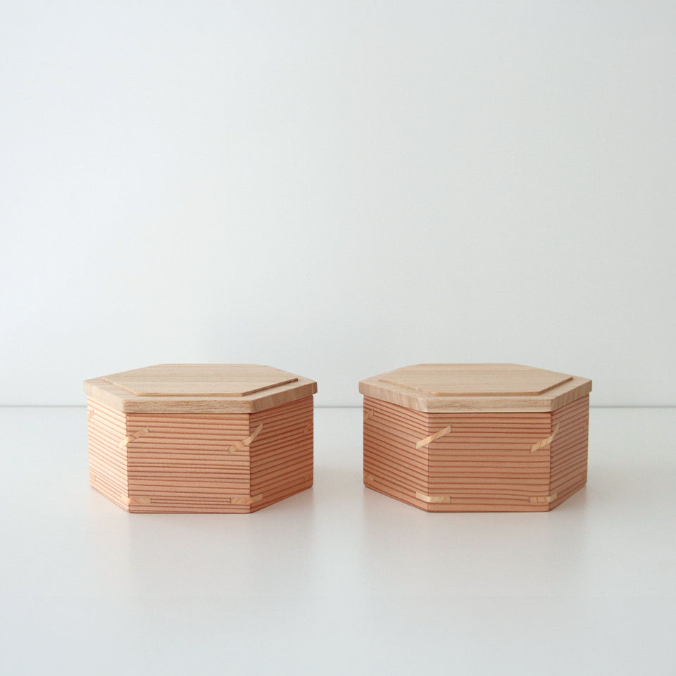 桐だんす屋さんのおひつ弁当箱 二段 てのひらおひつ