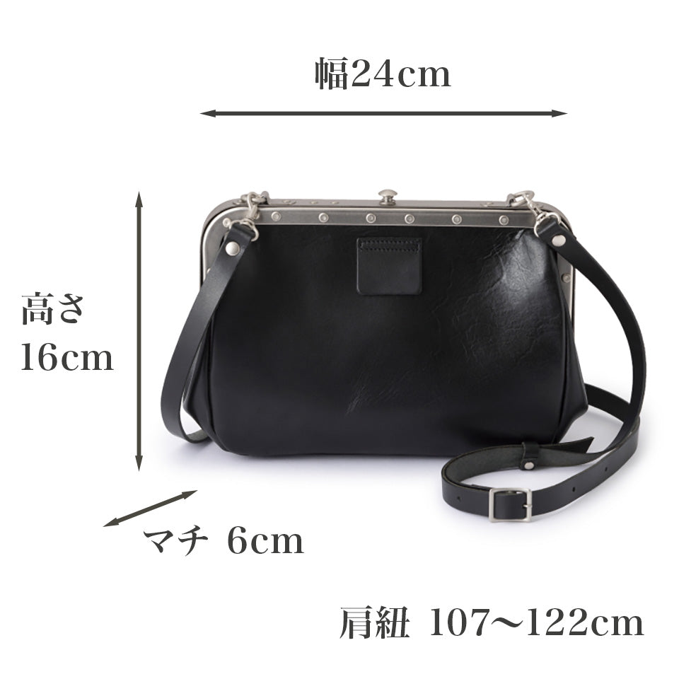 BAGWORKS 車掌さんのショルダーバッグ 牛革 口金 がま口 TRAINMAN FOUR