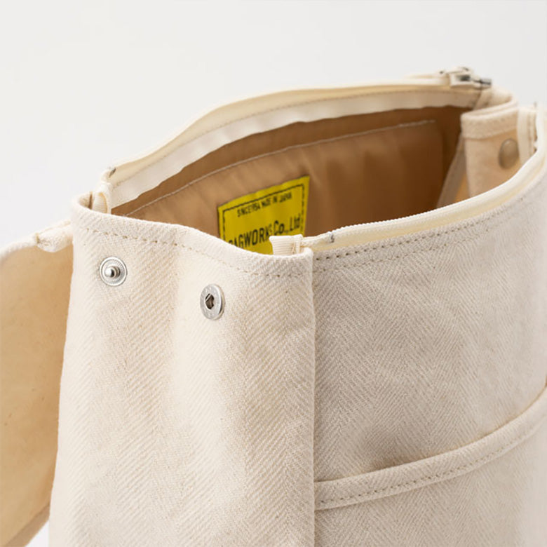 【新品】BAGWORKS BOYSCOUTSMAN 2 ベージュリュック 数量限定 BAGWORKS BOYSCOUTSMAN2 ヘリンボーン 生成 バッグ