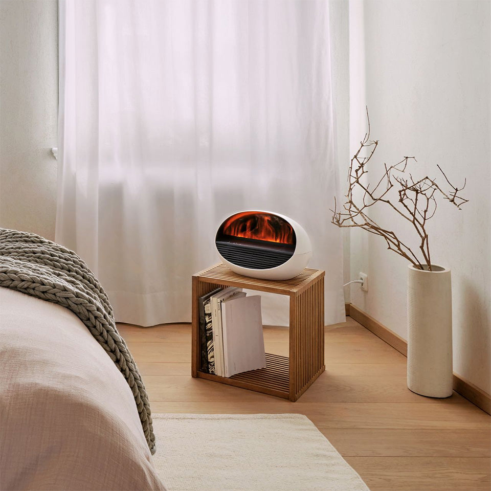 暖炉みたいな アロマ 電気ファンヒーター 卓上 Stadler Form Erik