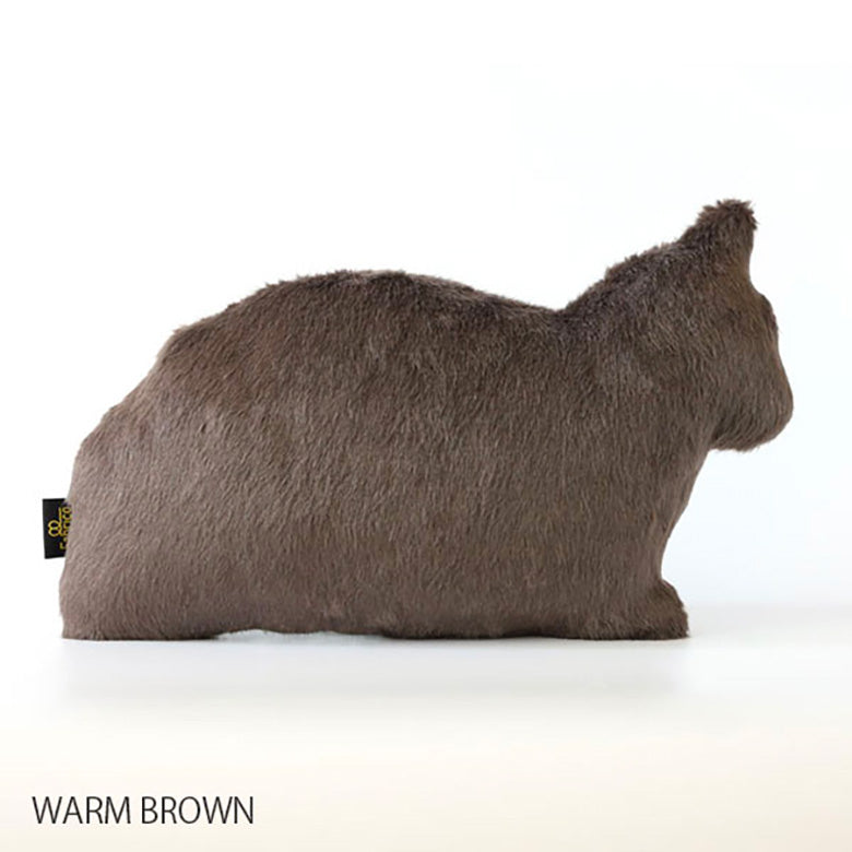 ふわふわの猫型クッション おすわり NEKO ぬいぐるみ ねこ Fabrico
