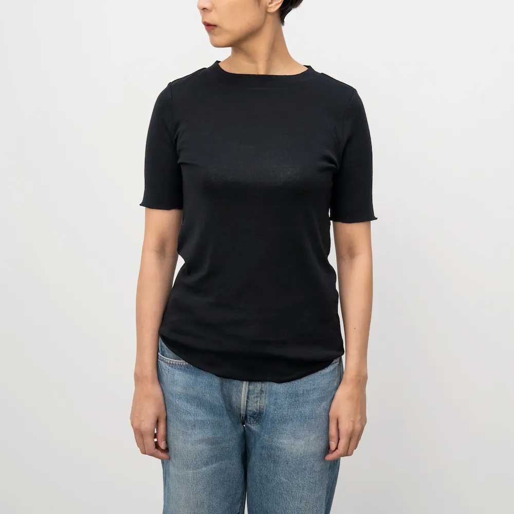 敏感肌に優しい コットン シアーTシャツ レディース