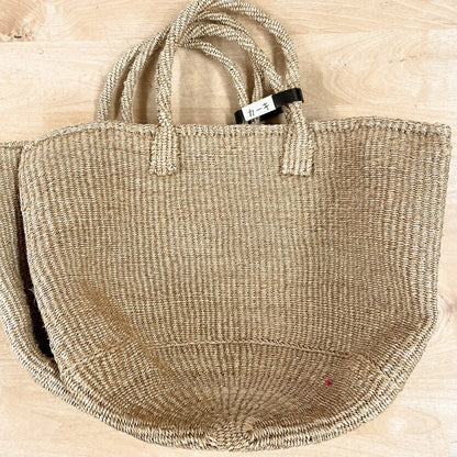 サイザルバッグ 9インチ ケニア産のカゴバッグ