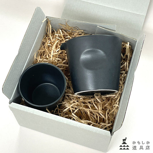 かもしか道具店 酒器のギフトセット ロゴ刻印箱入り