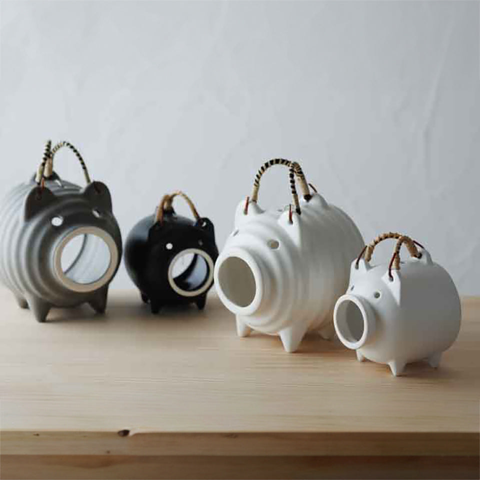 かもしか道具店 蚊やりぶた 虫除け 蚊取り線香入れ 香炉 お香立て