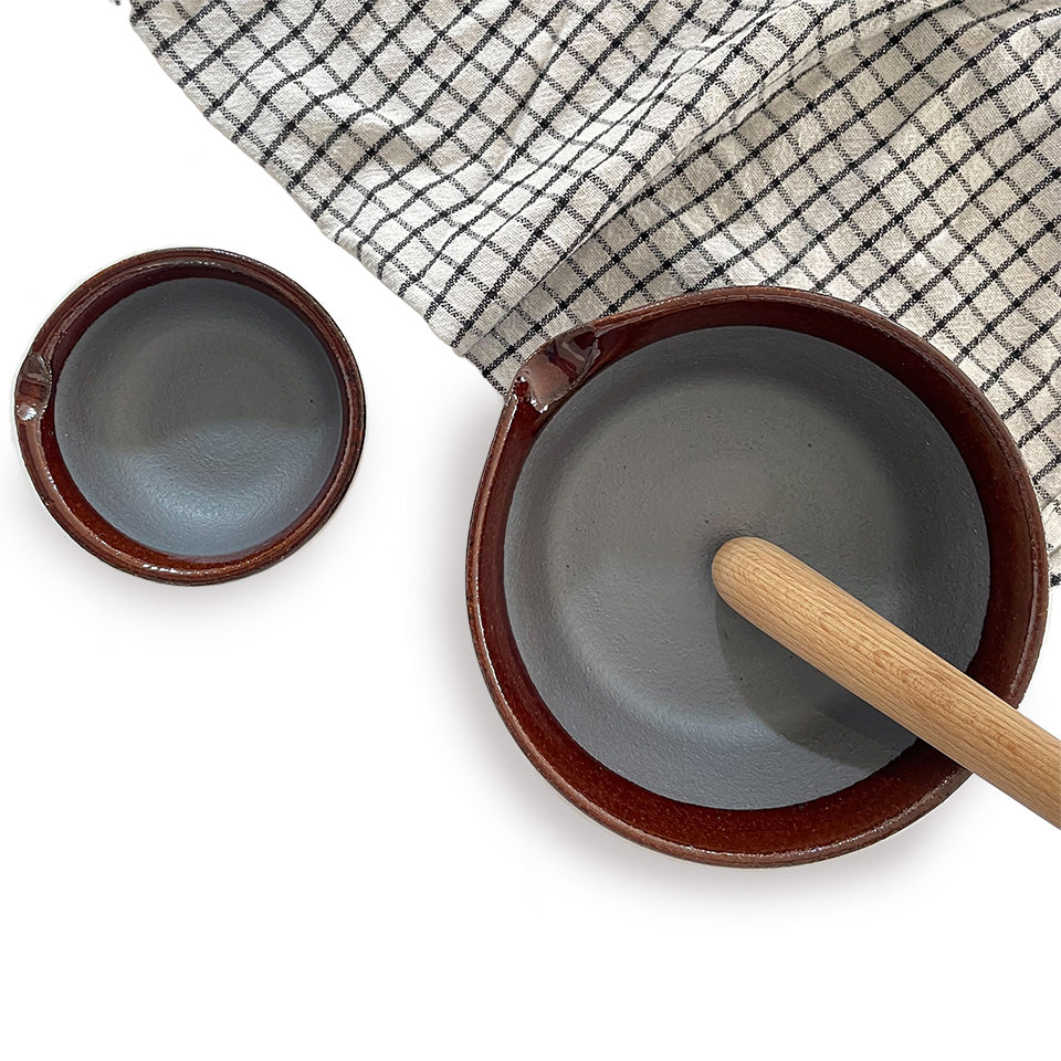 かもしか道具店 すりバチ 溝のないすり鉢 ふつうサイズ