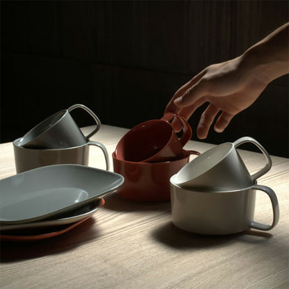 心踊るカラフルな大きめサイズのスープカップ マグ KONARE 晋山窯ヤマツ 食洗機対応