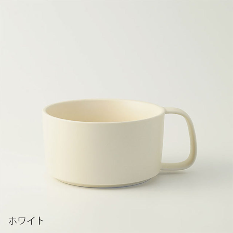 心踊るカラフルな大きめサイズのスープカップ マグ KONARE 晋山窯ヤマツ 食洗機対応