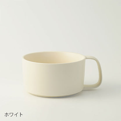 心踊るカラフルな大きめサイズのスープカップ マグ KONARE 晋山窯ヤマツ 食洗機対応