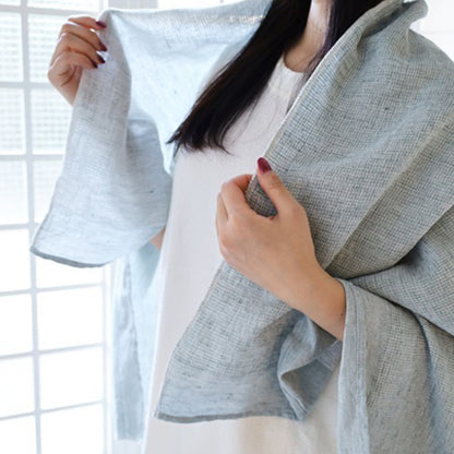 リネン＆コットン フェイスタオル MOKU LINEN