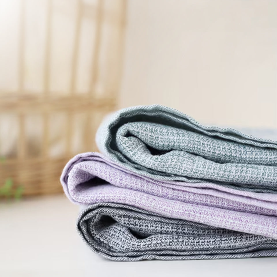 リネン＆コットン フェイスタオル MOKU LINEN