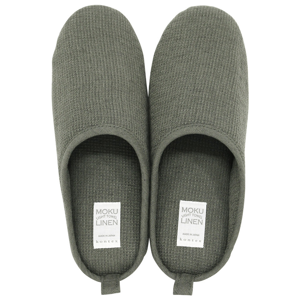 リネン ルームシューズ MOKU